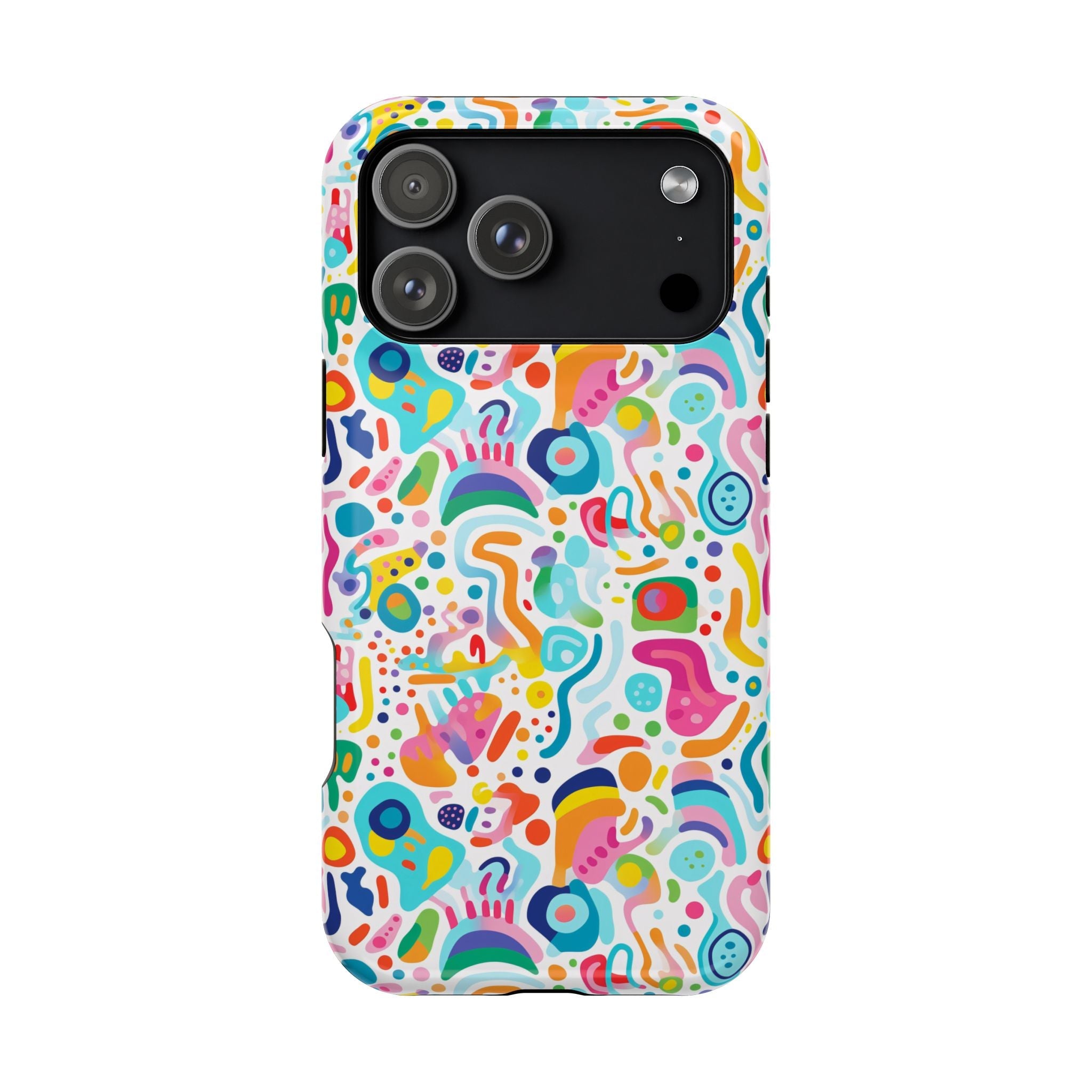 Bespattered Facade Rainbow Doodles MagSafe Tough Case