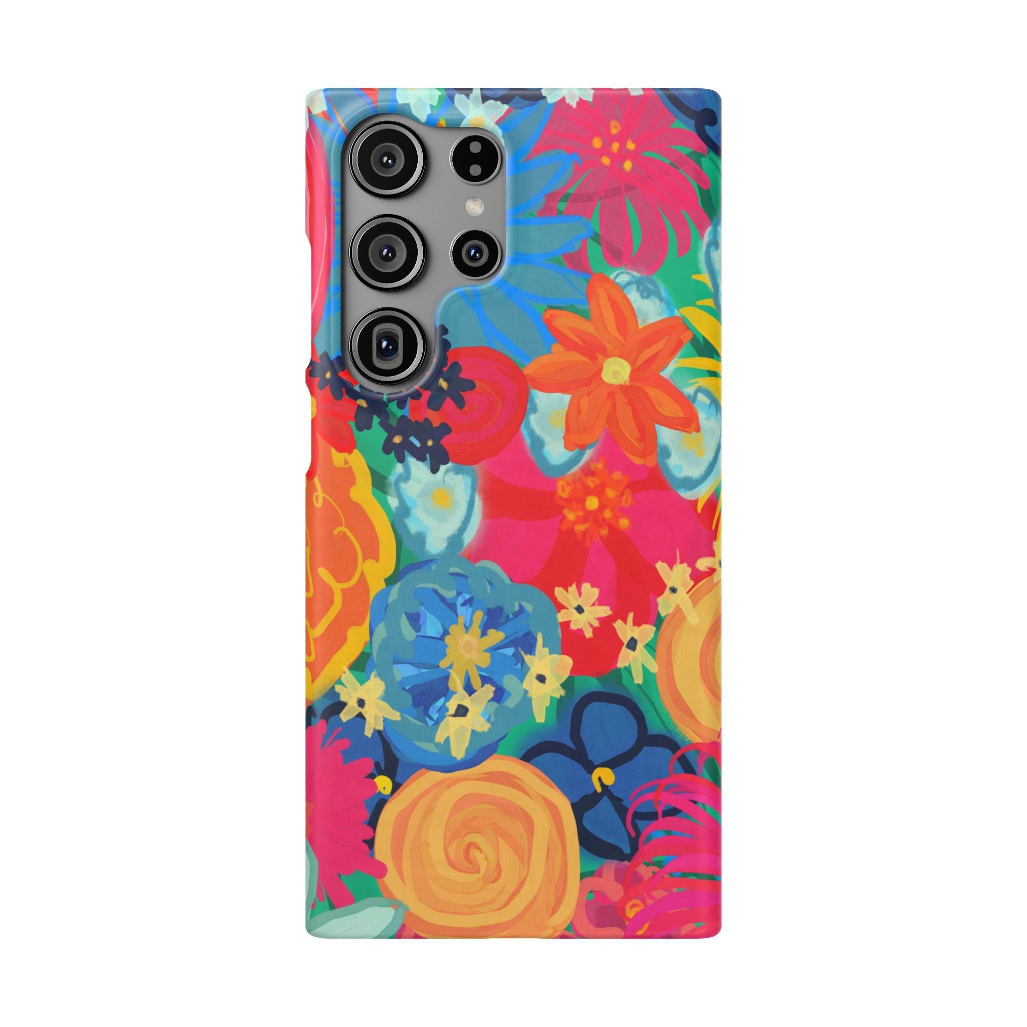 Bespattered Facade Bold Florals Snap Case