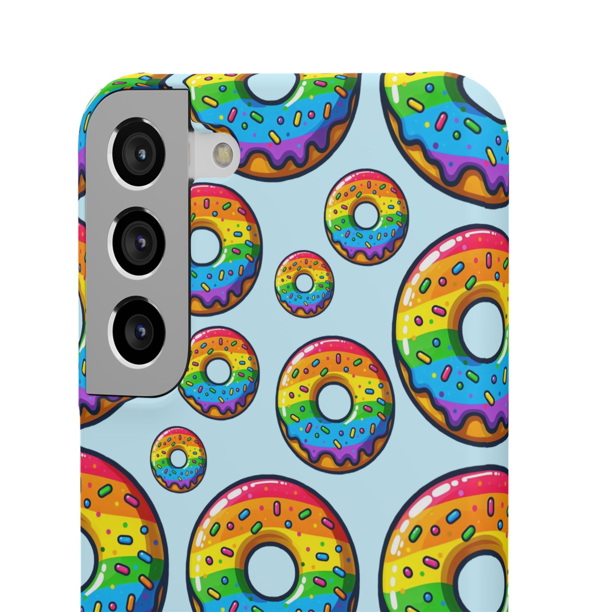 Bespattered Facade Rainbow Sprinkle Donut Snap Case
