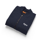 Embroidered "Opa" (Grandpa) Duck Cloth Work Vest – Durable Carpenter Style for German grandfather gifts