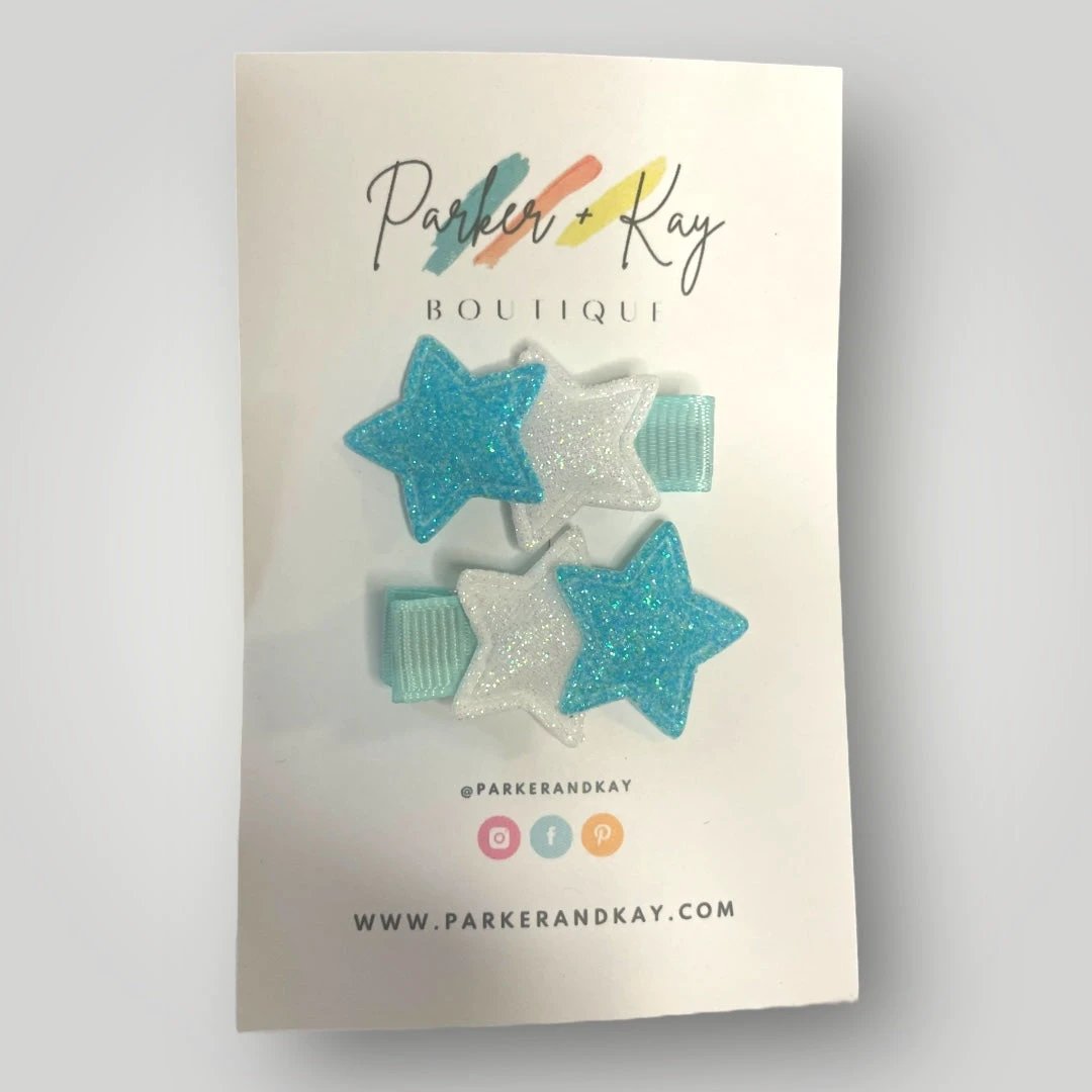 Twinkling Stars Hair Clips by Parker + Kay Creative