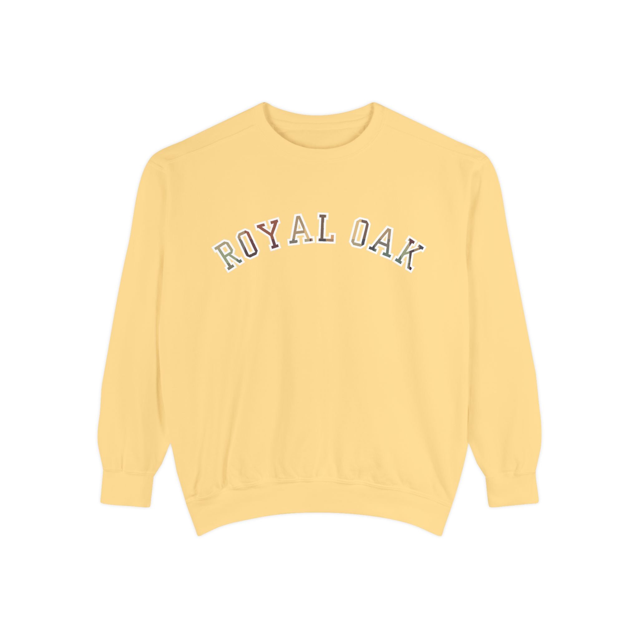Royal Oak Plaid Sweatshirt (Personalize with your own city name!)