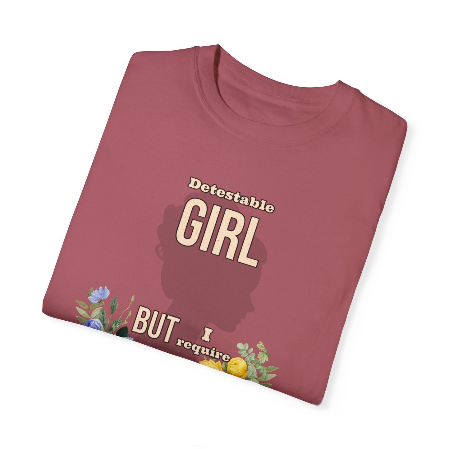 Detestable Girl but I require tea Oscar Wilde Quote T-Shirt, Importance of Being Earnest