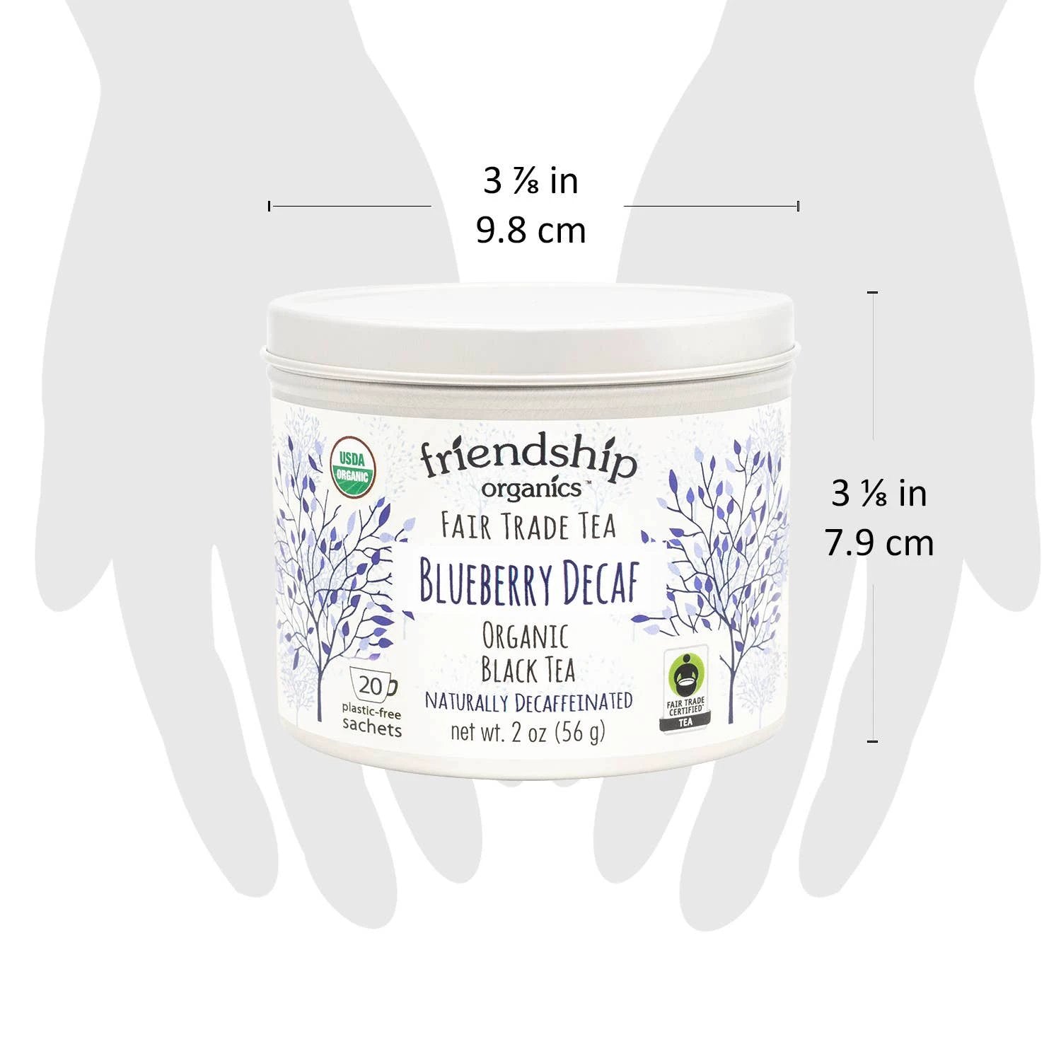 Blueberry Decaf Tea by Ethical Trade Co