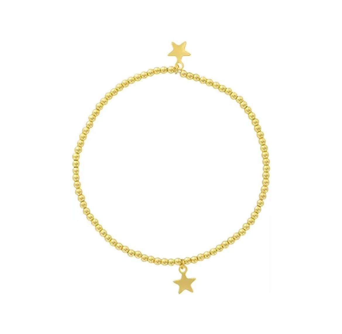 Classic Beaded Hearts, Stars & Smiles Waterproof Non-Tarnish Bracelets by Curated By Suarez