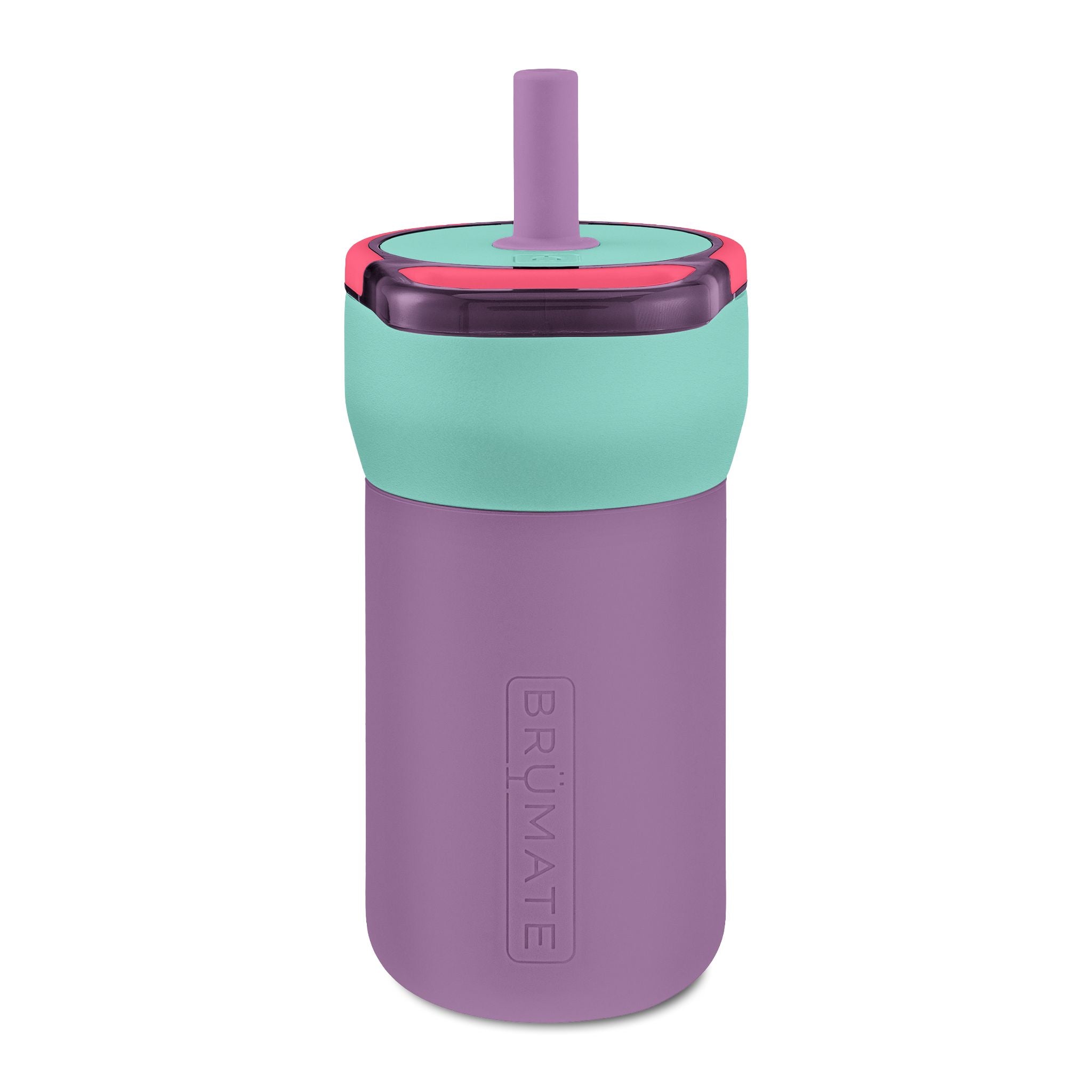 Customized engraved French Kids' name and adjectives Leakproof Straw Tumbler – Personalized Engraved 12oz Spill‑Proof Cup with pixelated font