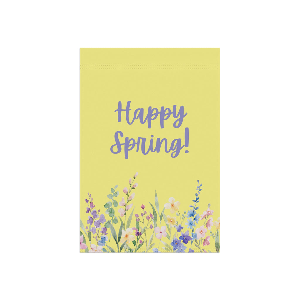 Happy Spring yard flag