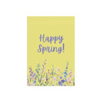 Happy Spring yard flag by Printify