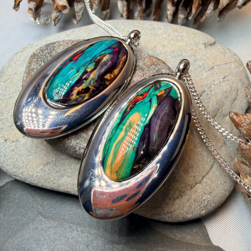 Scottish Highlands Heathergems Necklace - Handmade in Scotland