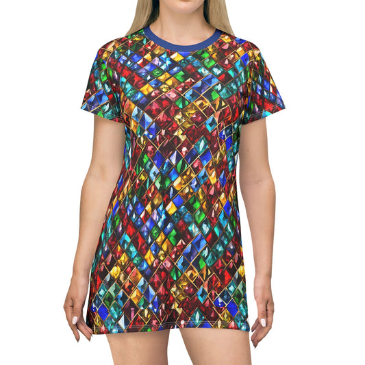 Jewel Print Summer Dress