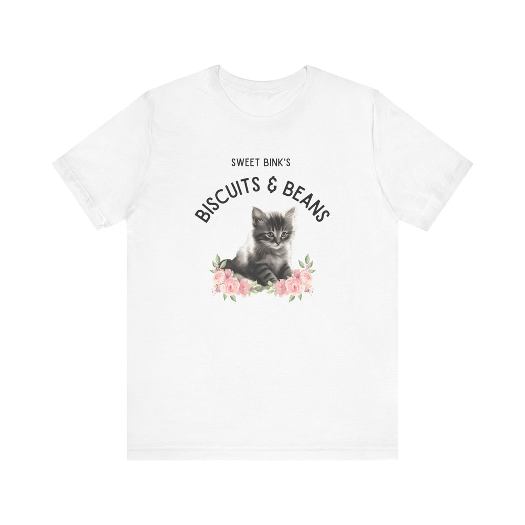 Sweet Bink's Biscuits and Beans cat tee