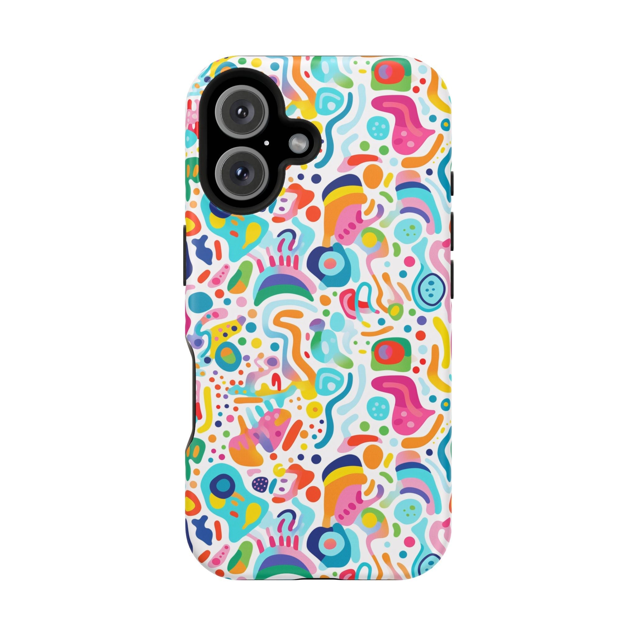 Bespattered Facade Rainbow Doodles MagSafe Tough Case