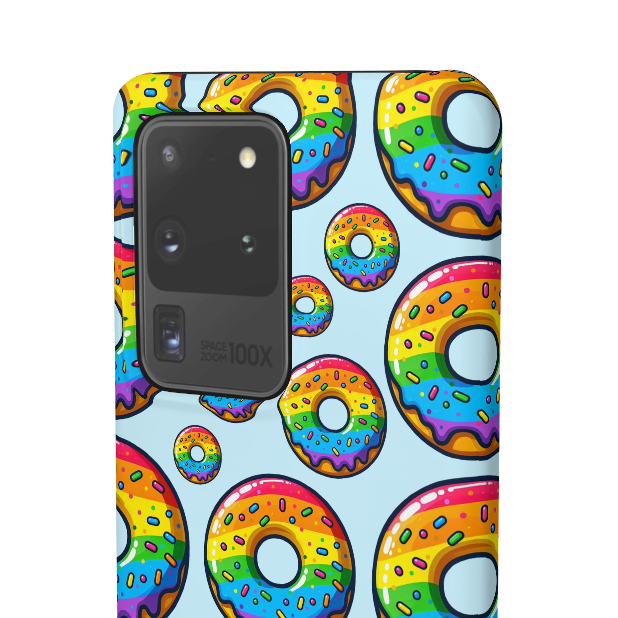 Bespattered Facade Rainbow Sprinkle Donut Snap Case
