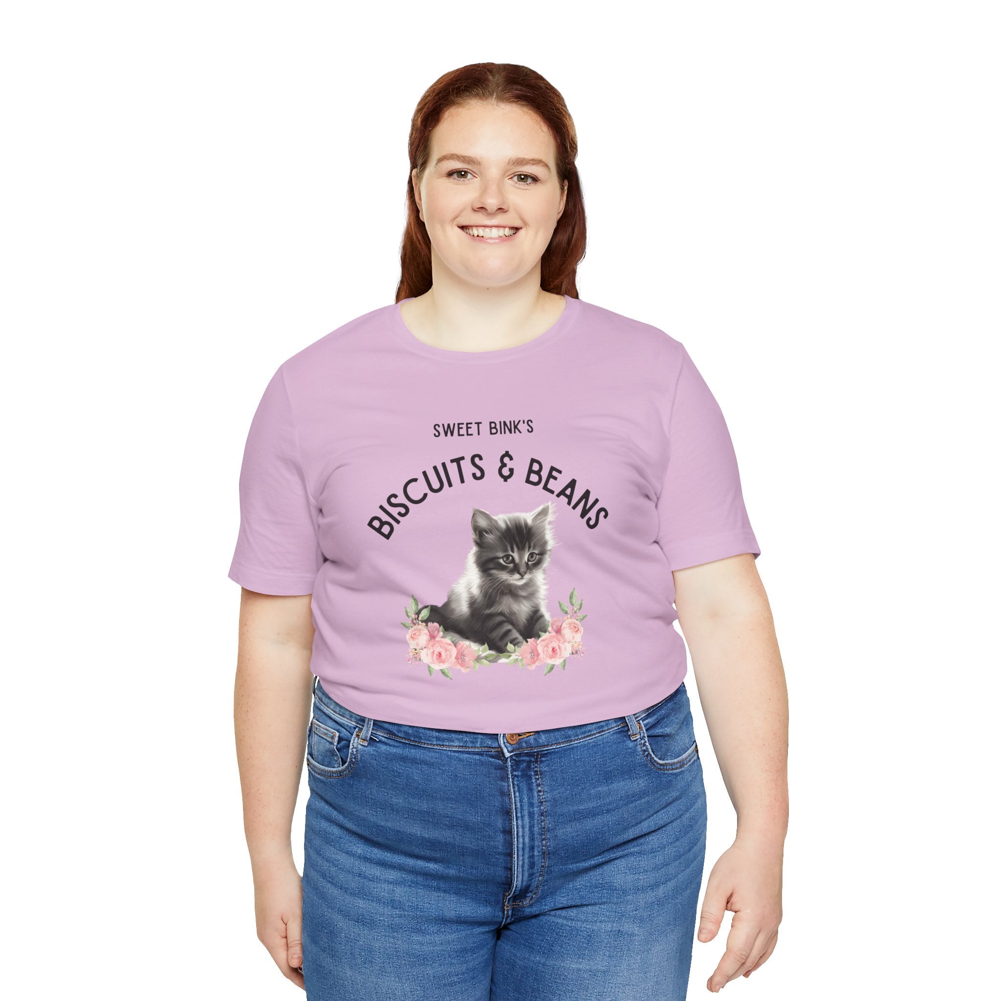 Sweet Bink's Biscuits and Beans cat tee