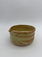 Ceramic moss matcha bowl A207