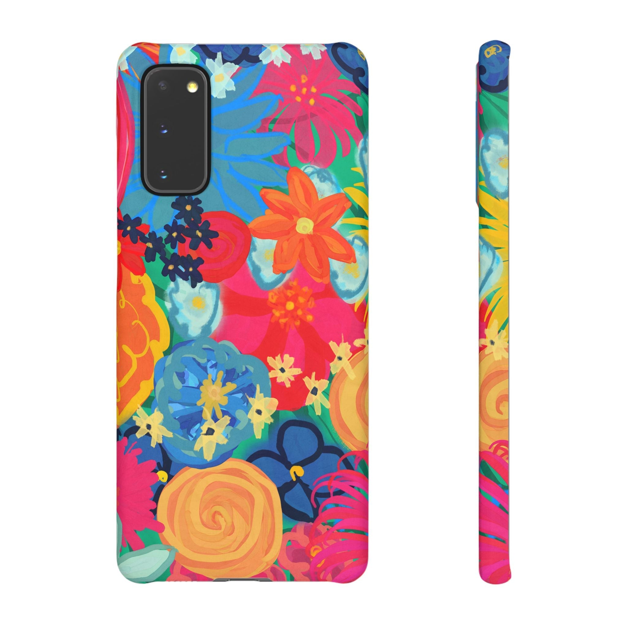 Bespattered Facade Bold Florals Snap Case