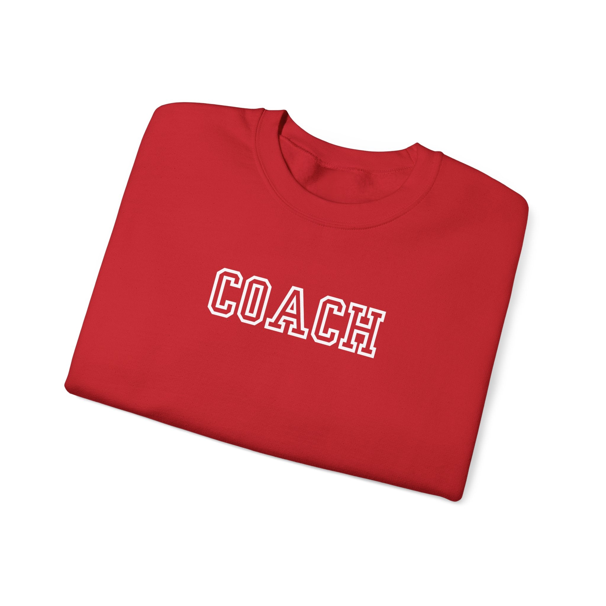 Coach Crewneck Sweatshirt Collegiate Lettering, warm Pullover