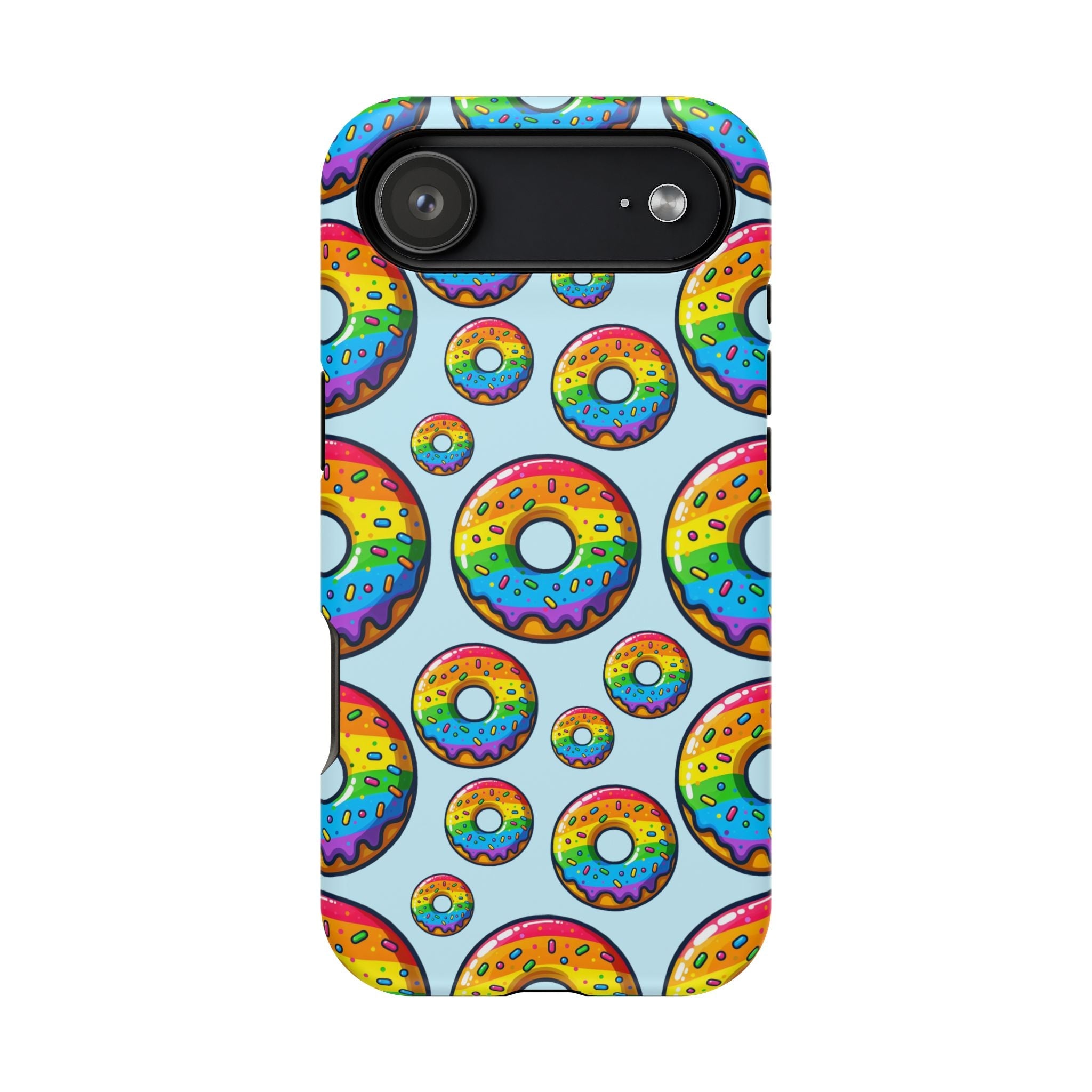 Bespattered Facade Rainbow Sprinkle Donut Impact-Resistant Case