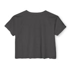 Auf Deutsch, bitte script crop top, German phrase tee, minimalist typography