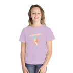 Oui, s'il te plait! yes, please Kids Ice cream Youth T Shirt Cute Rainbow Ice Cream Graphic with French Text