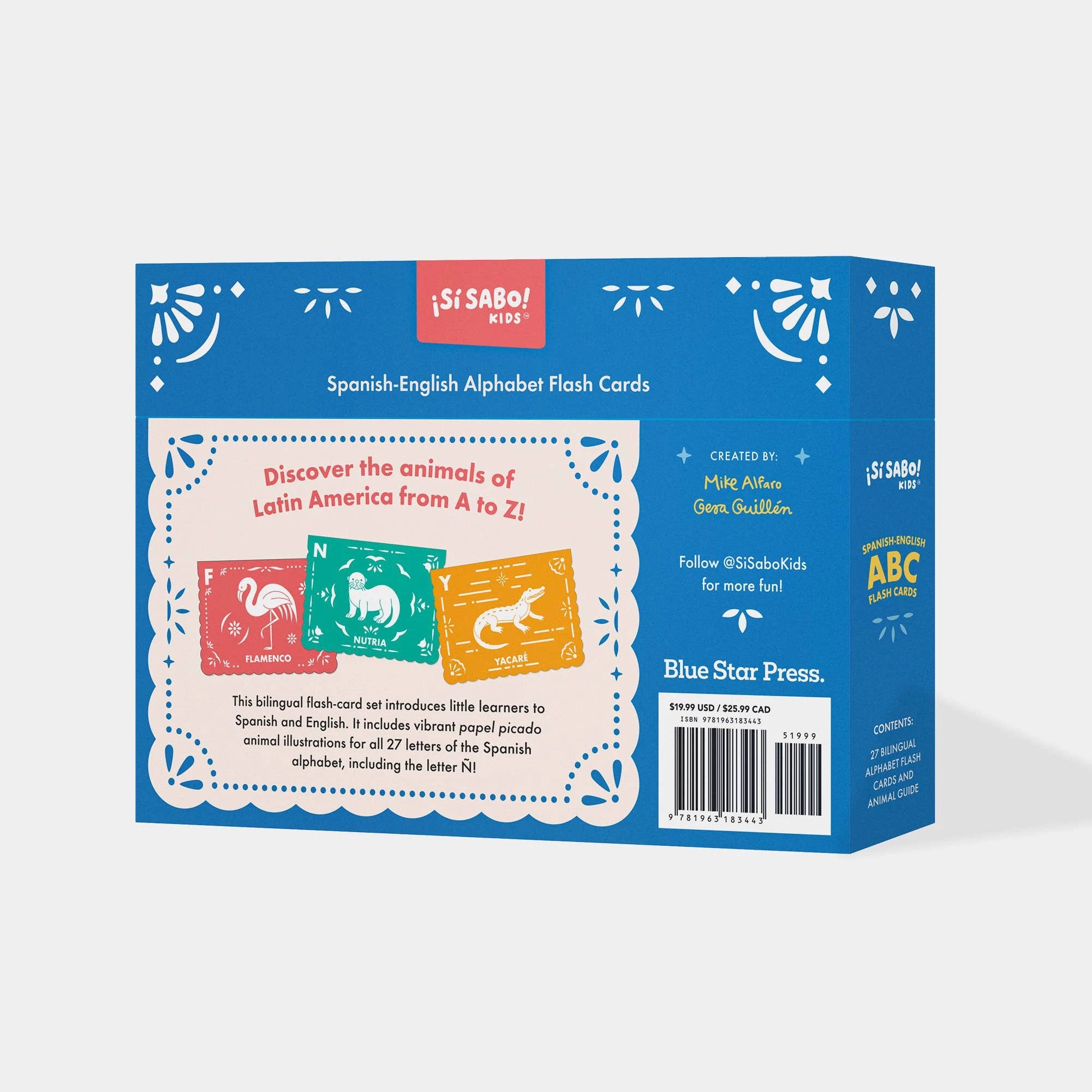 Spanish-English ABC Flash Cards: 27 Bilingual Alphabet Cards by Tia Chucha's Centro Cultural & Bookstore