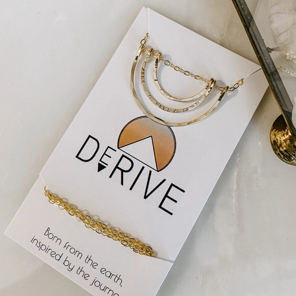 Little Rainbow Necklace by Derive Jewelry