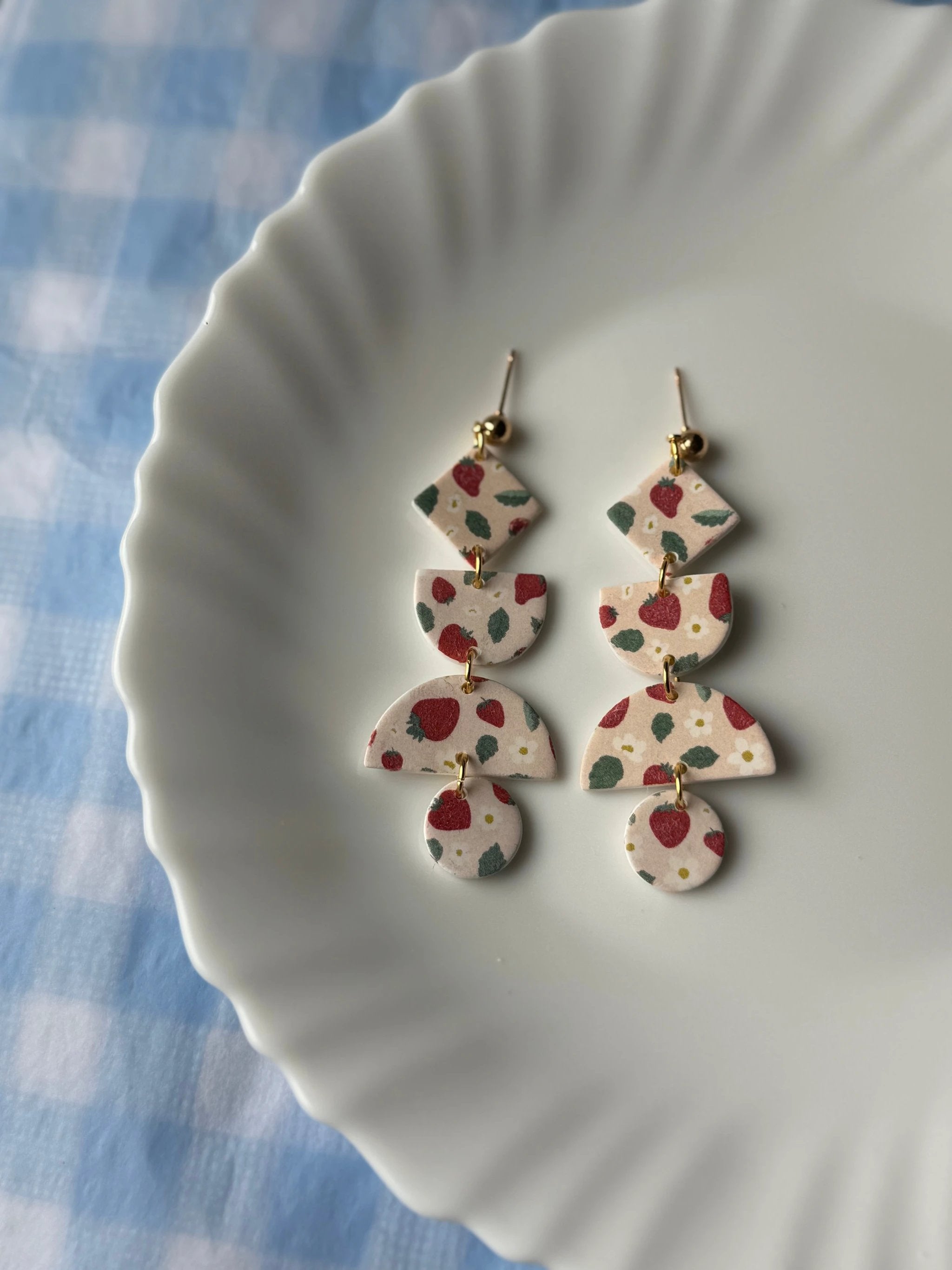 Indie, Strawberry Printed by Shop Something Earthy