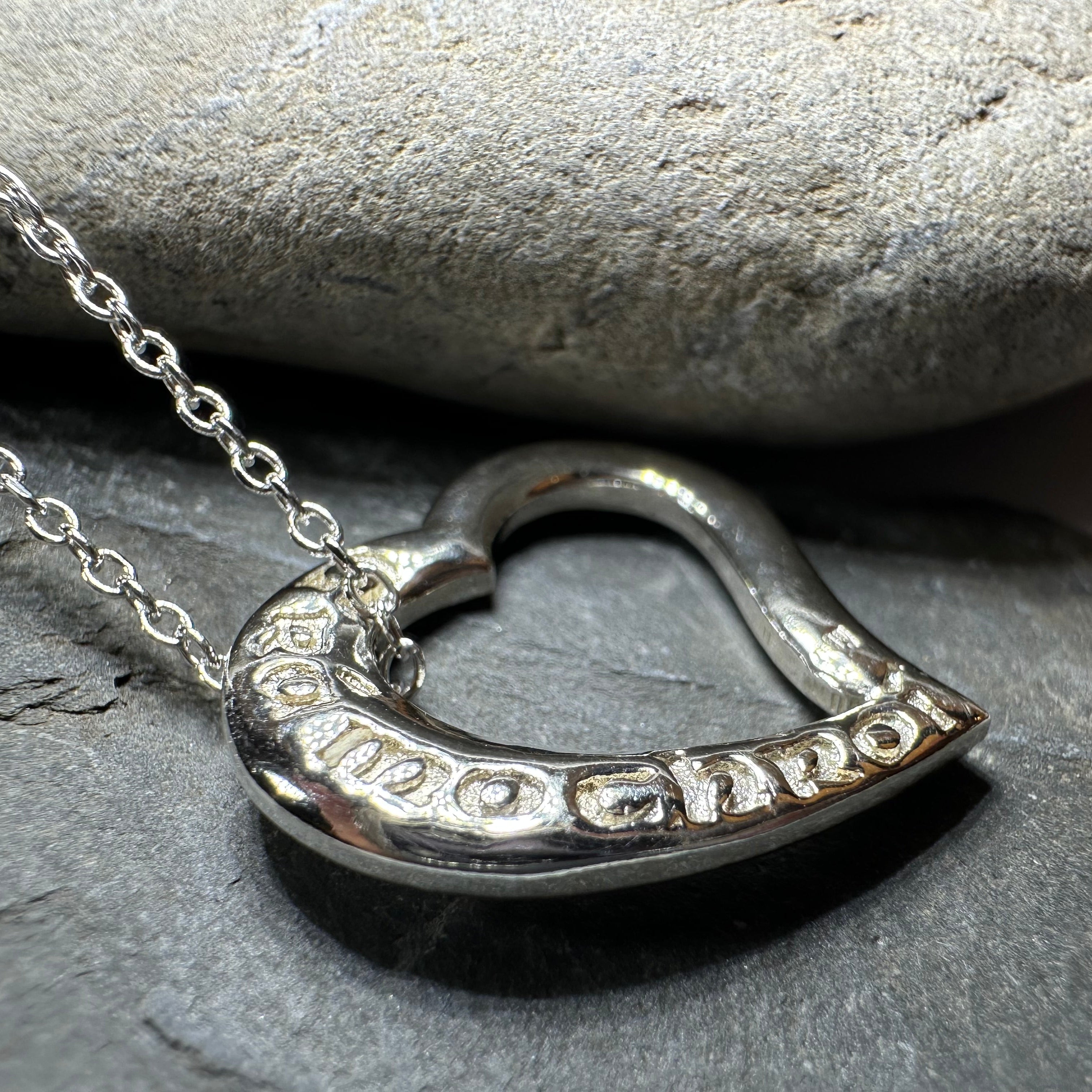 Irish Heart Gra Mo Chroi Necklace - Made in Ireland