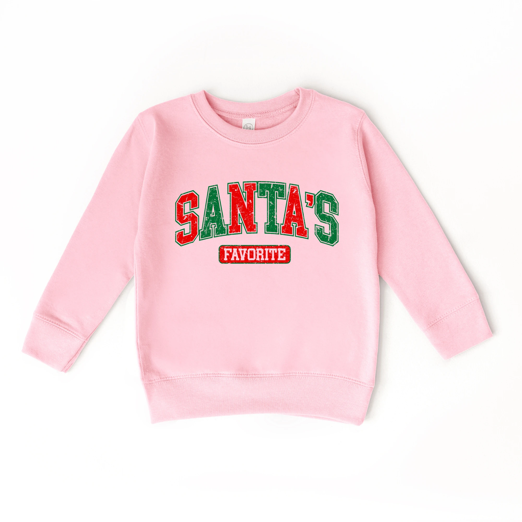 Santa's Favorite toddler and youth Sweatshirt, Christmas collection by Benny and Ray Apparel