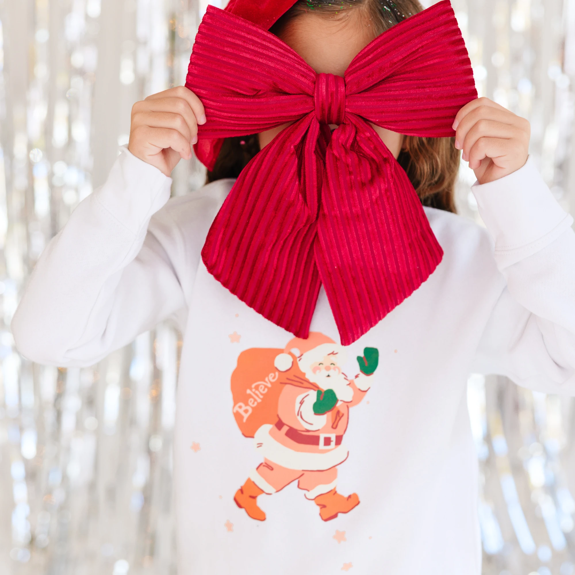 Believe Santa Claus toddler and youth Sweatshirt, Christmas collection by Benny and Ray Apparel