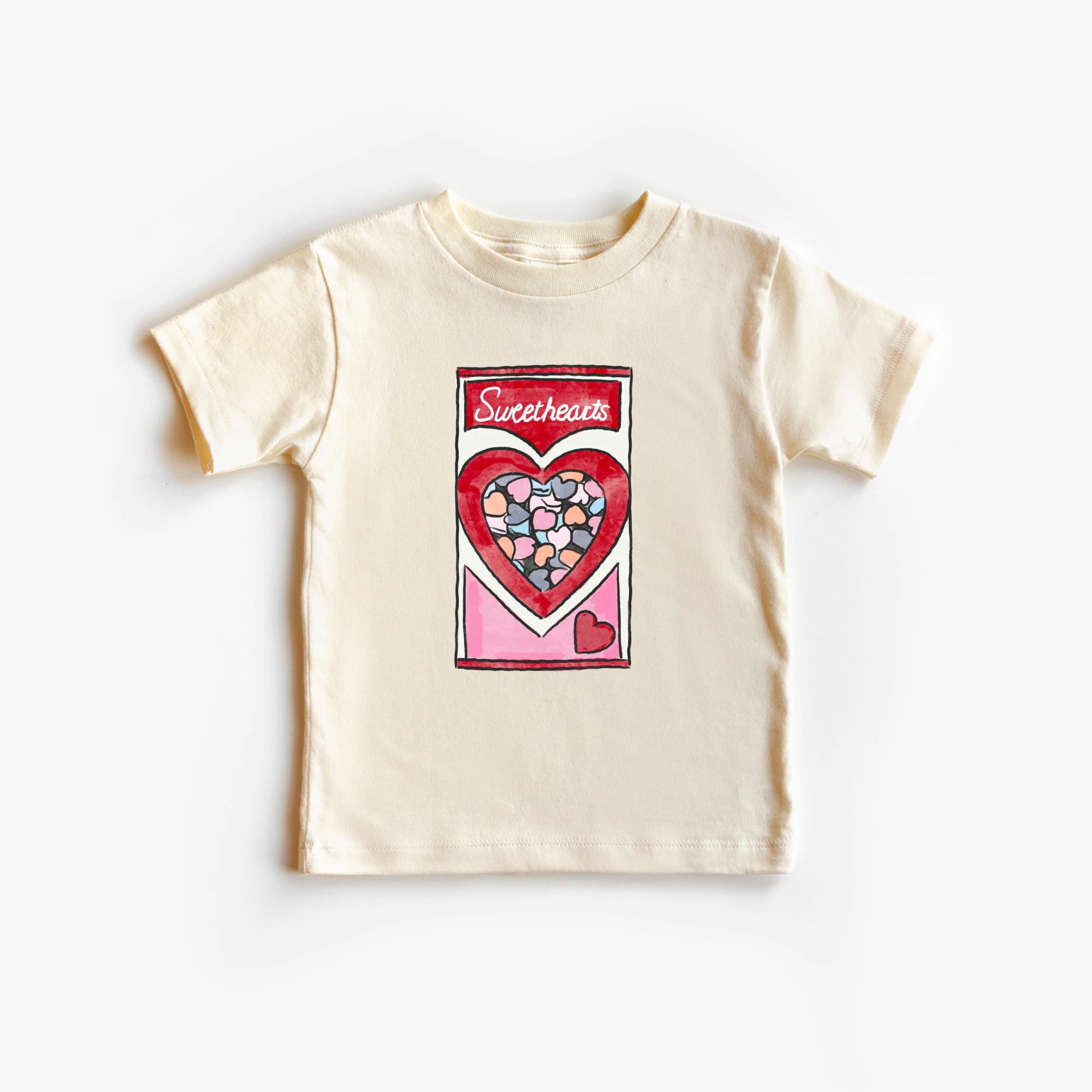 Conversation Hearts toddler and youth tee shirt, Valentine's Day collection by Benny and Ray Apparel