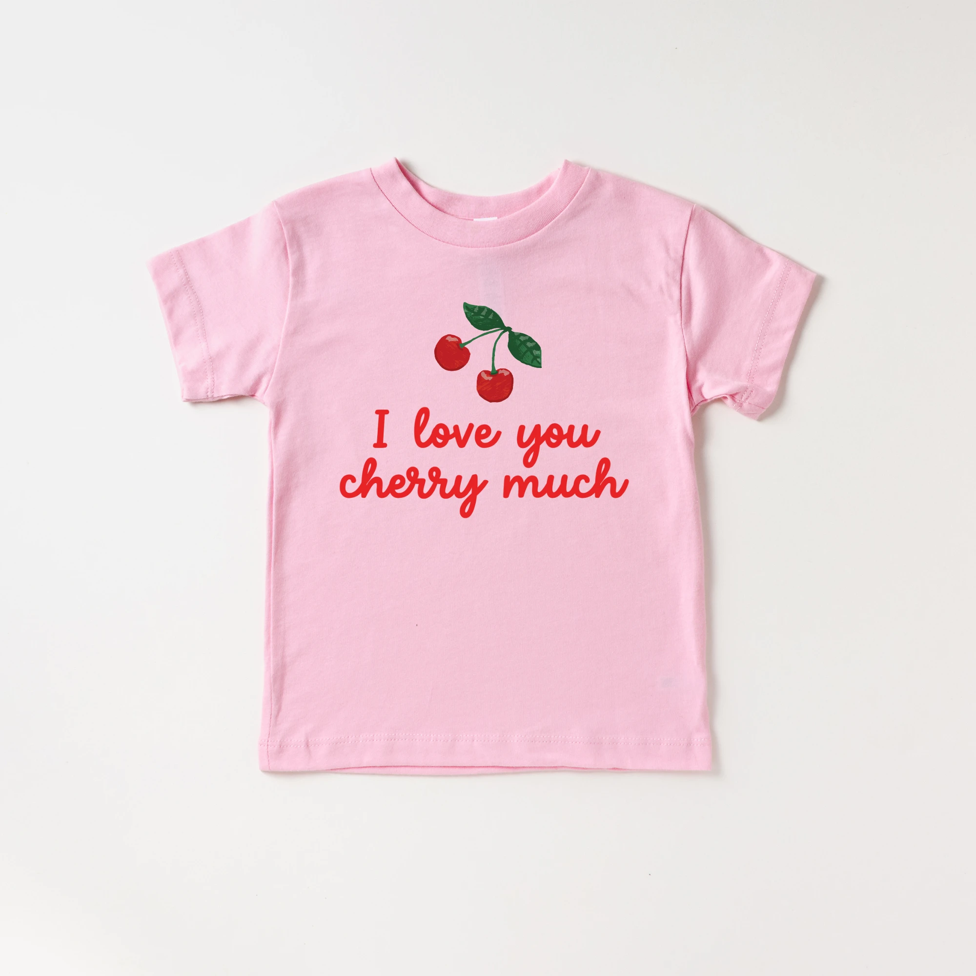 I love you Cherry Much toddler and youth tee shirt, Valentine's Day collection by Benny and Ray Apparel
