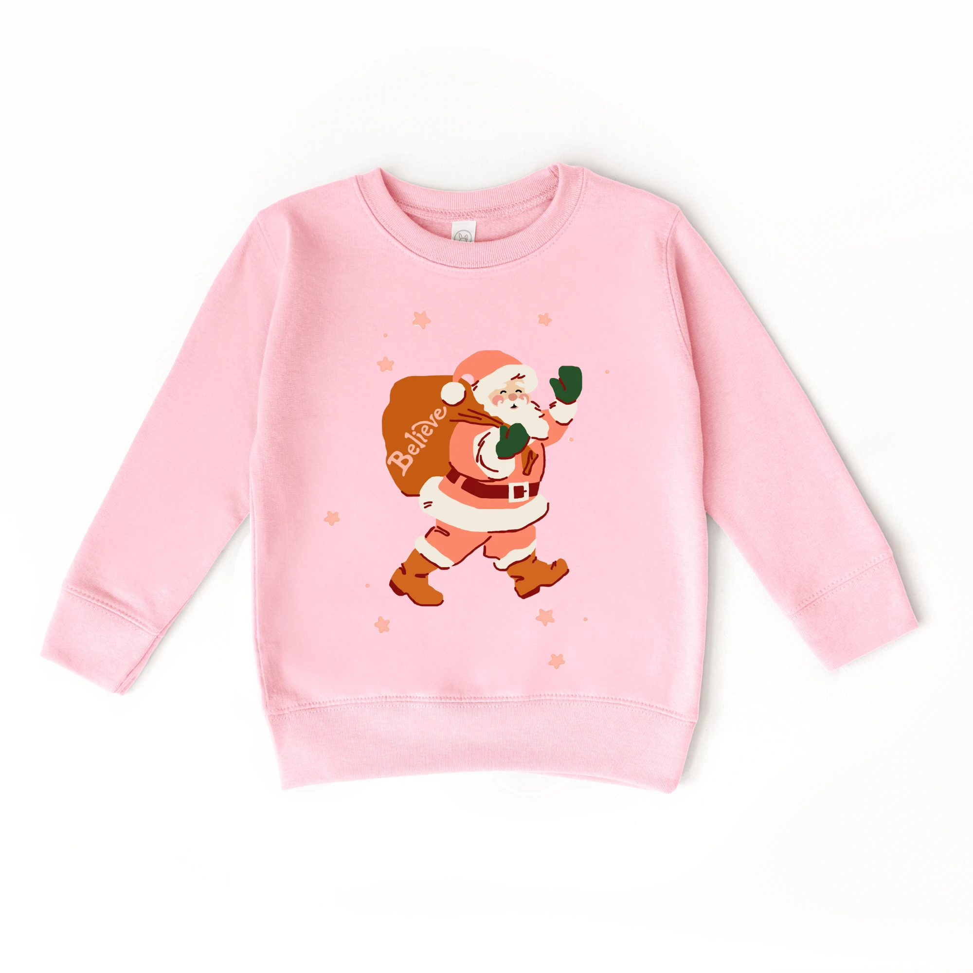 Believe Santa Claus toddler and youth Sweatshirt, Christmas collection by Benny and Ray Apparel