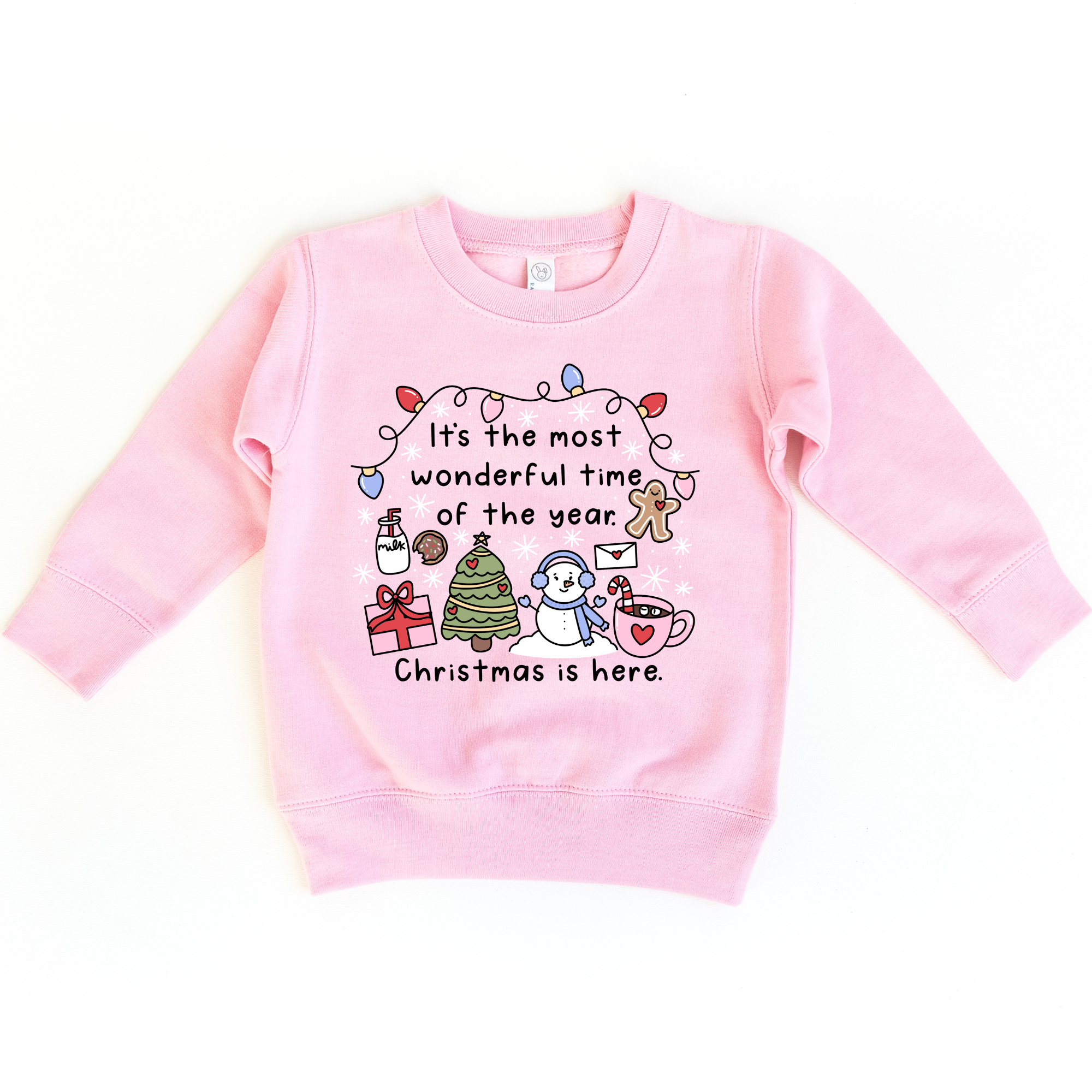 Most Wonderful time of the Year toddler or youth Sweatshirt, Christmas collection by Benny and Ray Apparel