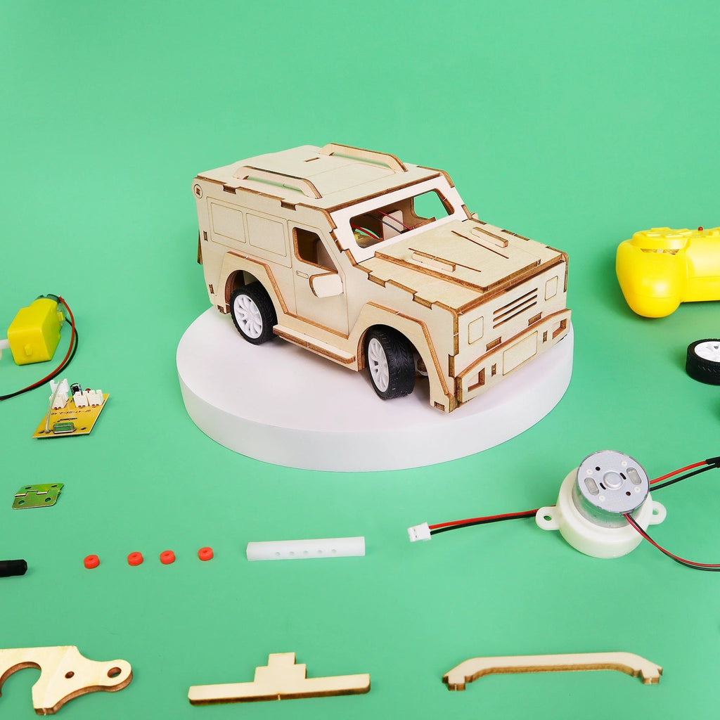 2.4 GHz RC SUV Car DIY Kit, Educational STEM Toy by Kitsville
