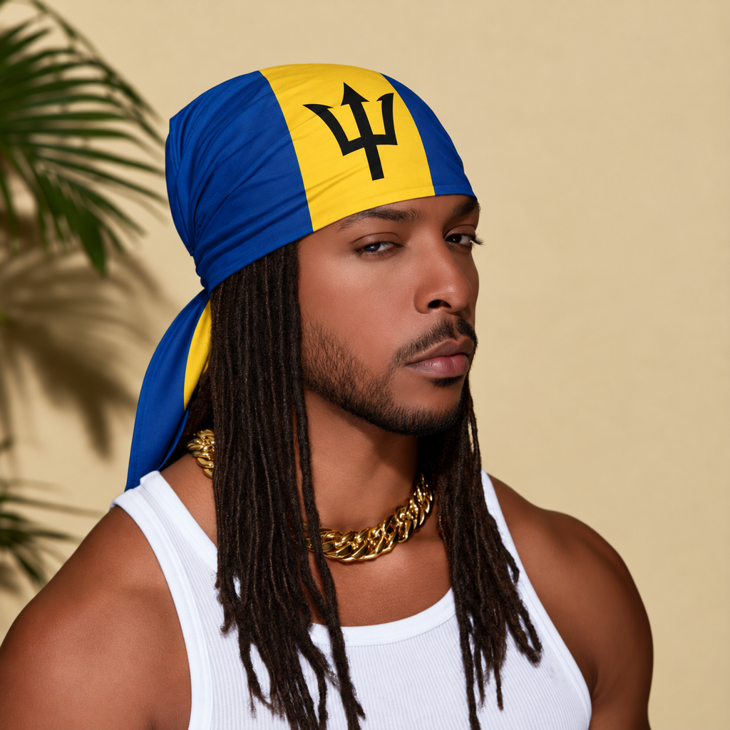 Barbados Flag Bandana