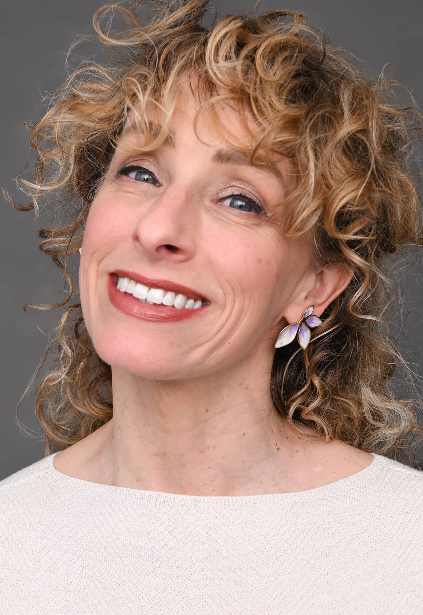 Fourish Lavender Leaf Earrings