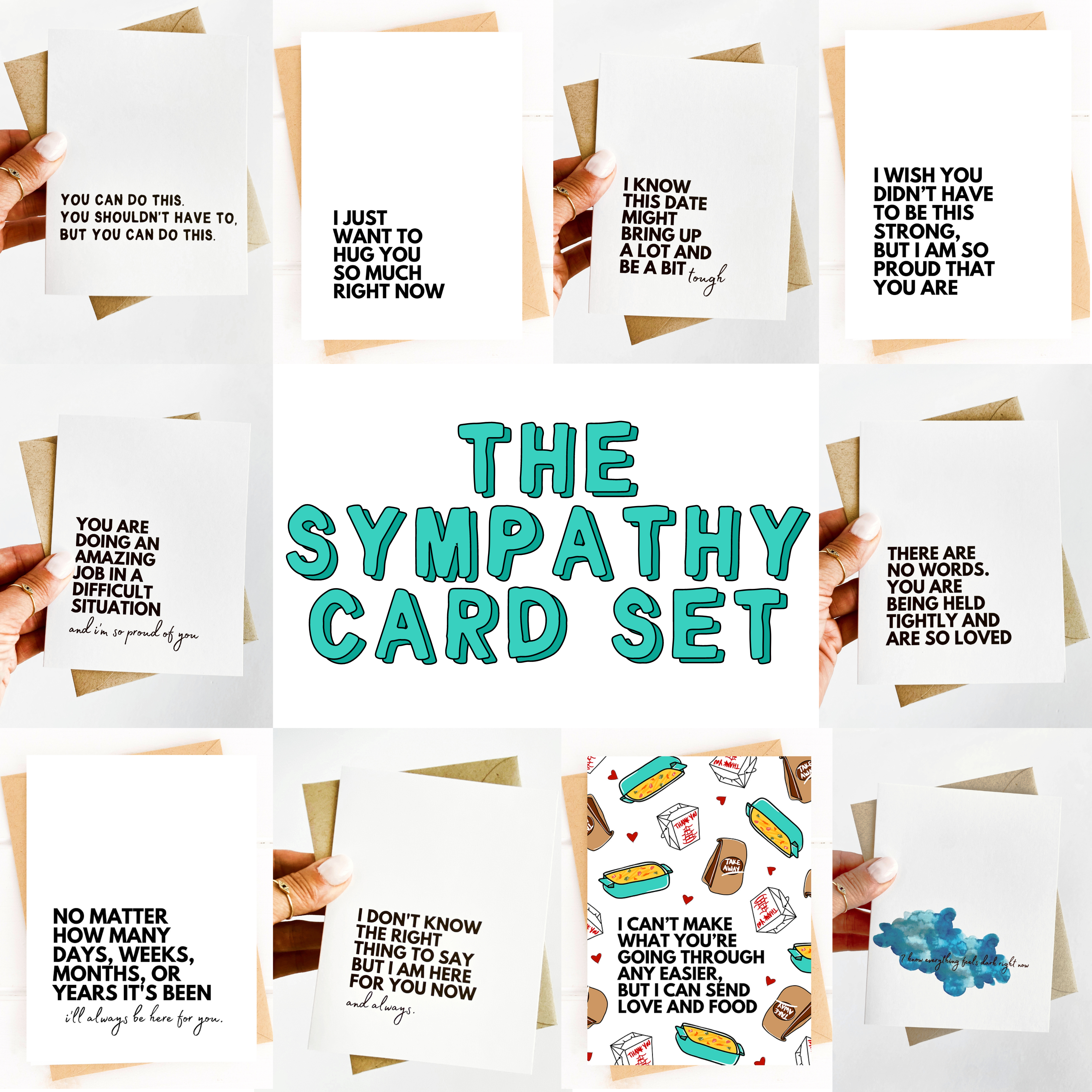 Sympathy and Loss Support Card Set