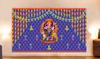 5x8 Feet Durga Fabric Reusable Backdrop Banner for Durga Pooja/Navratri (1034) Festive Decor La Vie Bien 5x8 Feet Durga Fabric Reusable Backdrop Banner for Durga Pooja/Navratri (1034)