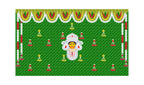 5x8 Feet Durga Fabric Reusable Backdrop Banner for Durga Pooja/Navratri (1036) Festive Decor La Vie Bien 5x8 Feet Durga Fabric Reusable Backdrop Banner for Durga Pooja/Navratri (1036)