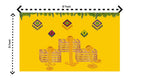 5x8 Feet Fabric Reusable Backdrop Banner for Wedding, Housewarming, any Auspicious Occasions or pooja (1082) Festive Decor La Vie Bien 5x8 Feet Fabric Reusable Backdrop Banner for Wedding, Housewarming, any Auspicious Occasions or pooja (1082)