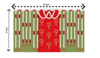 5x8 Feet Fabric Reusable Backdrop Banner for Wedding, Seemantham Ceremony, Housewarming, any Auspicious Occasions or pooja (1123) Festive Decor La Vie Bien 5x8 Feet Fabric Reusable Backdrop Banner for Wedding, Seemantham Ceremony, Housewarming, any Auspicious Occasions or pooja (1123)