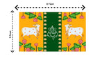 5x8 Feet Fabric Reusable Lord Ganesha Backdrop Banner for Wedding, Housewarming, Any ausipious occaions or pooja (1140) Festive Decor La Vie Bien 5x8 Feet Fabric Reusable Lord Ganesha Backdrop Banner for Wedding, Housewarming, Any ausipious occaions or pooja (1140)