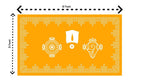5x8 Feet Fabric Reusable Lord Venkateswara or Balaji Namam Backdrop Banner for South Indian Occasions like South indian Wedding, Pooja (AS1409) Festive Decor La Vie Bien 5x8 Feet Fabric Reusable Lord Venkateswara or Balaji Namam Backdrop Banner for South Indian Occasions like South indian Wedding, Pooja (AS1409)
