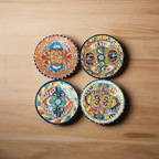 6" Talavera Ceramic Dinner Plate | Authentic Mexican Dinnerware Talavera Plate La Vie Bien 6" Talavera Ceramic Dinner Plate | Authentic Mexican Dinnerware