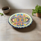 6" Talavera Ceramic Dinner Plate | Authentic Mexican Dinnerware Talavera Plate La Vie Bien 6" Talavera Ceramic Dinner Plate | Authentic Mexican Dinnerware