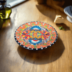 6" Talavera Ceramic Dinner Plate | Authentic Mexican Dinnerware Talavera Plate La Vie Bien 6" Talavera Ceramic Dinner Plate | Authentic Mexican Dinnerware
