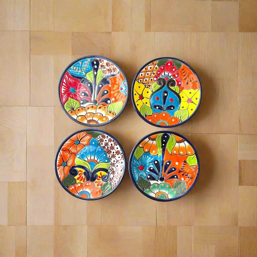 6" Talavera Dinner Plate | Colorful Mexican Dinnerware Talavera Dinnerware Set La Vie Bien 6" Talavera Dinner Plate | Colorful Mexican Dinnerware