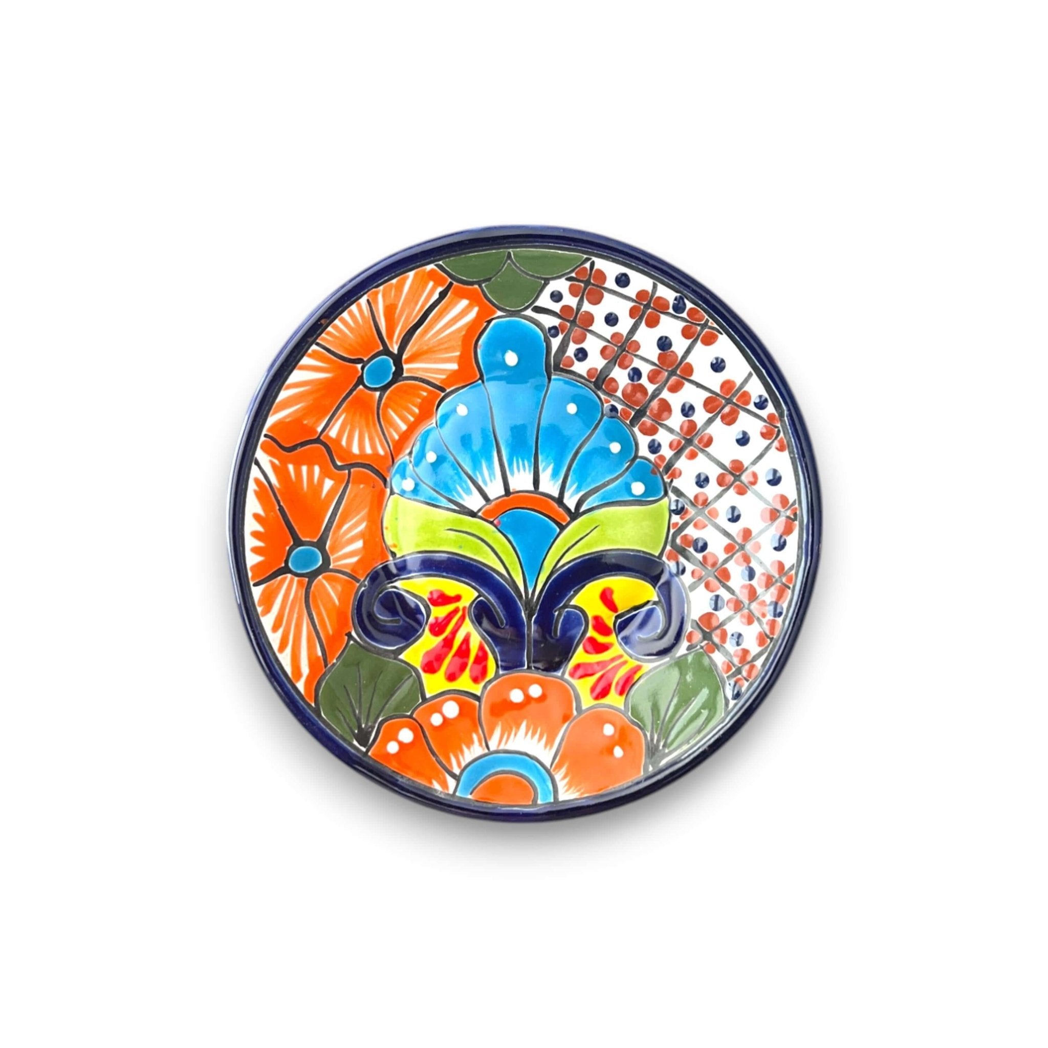 6" Talavera Dinner Plate | Colorful Mexican Dinnerware Talavera Dinnerware Set La Vie Bien 6" Talavera Dinner Plate | Colorful Mexican Dinnerware