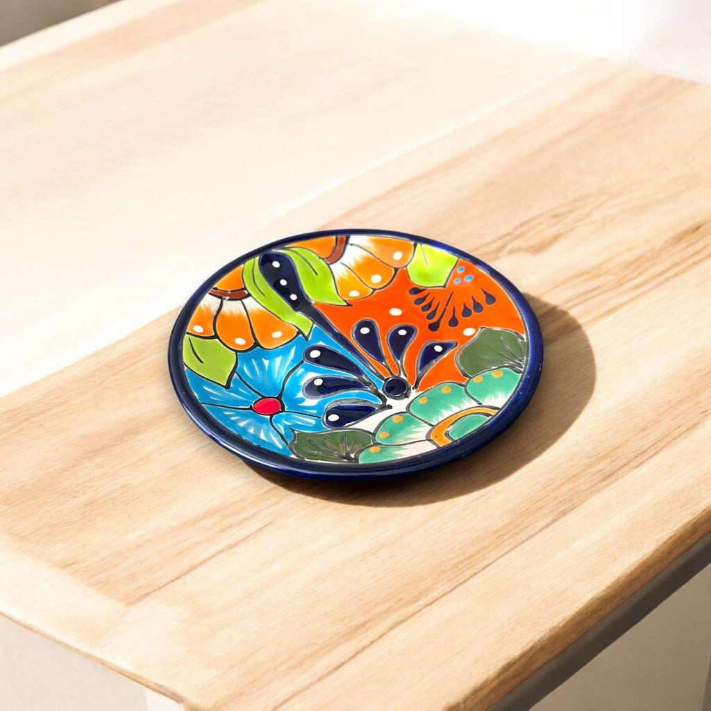 6" Talavera Dinner Plate | Colorful Mexican Dinnerware Talavera Dinnerware Set La Vie Bien 6" Talavera Dinner Plate | Colorful Mexican Dinnerware